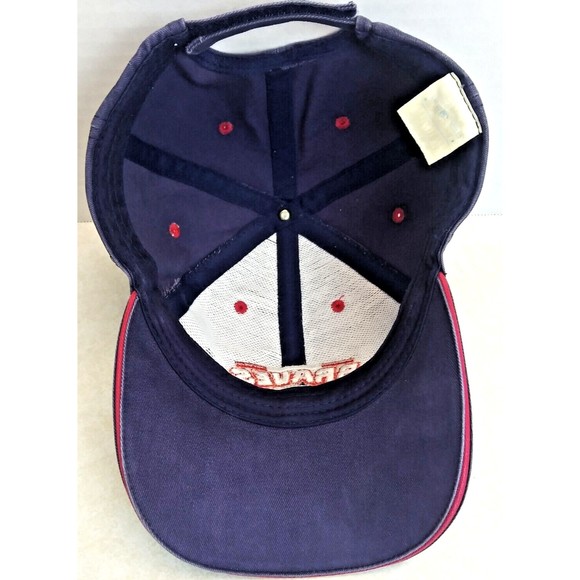 Atlanta Braves Official MLB Men's Cap Hat Logo Spell Out Hook & Loop Adjust OSFA - Picture 6 of 9